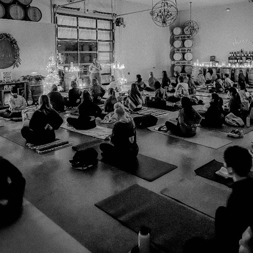 Candlelight Yin Yoga at McGrail Vineyards