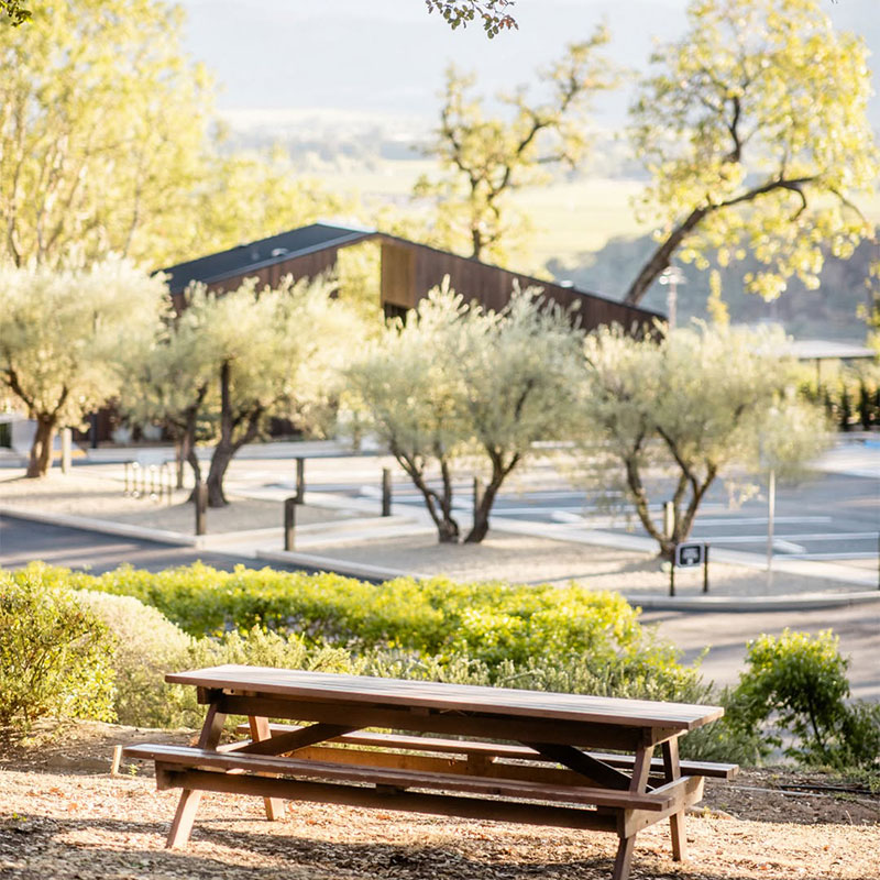 Rutherford Hill Winery picnic grounds