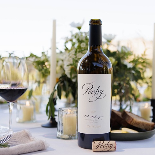 Poetry Winemaker Dinner at Cliff Lede Vineyards