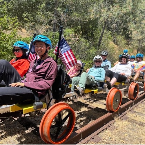 4th of July on the Russian River Railbikes